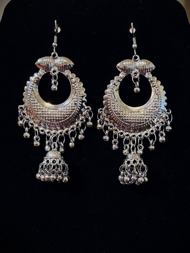 Earrings - Black Metal