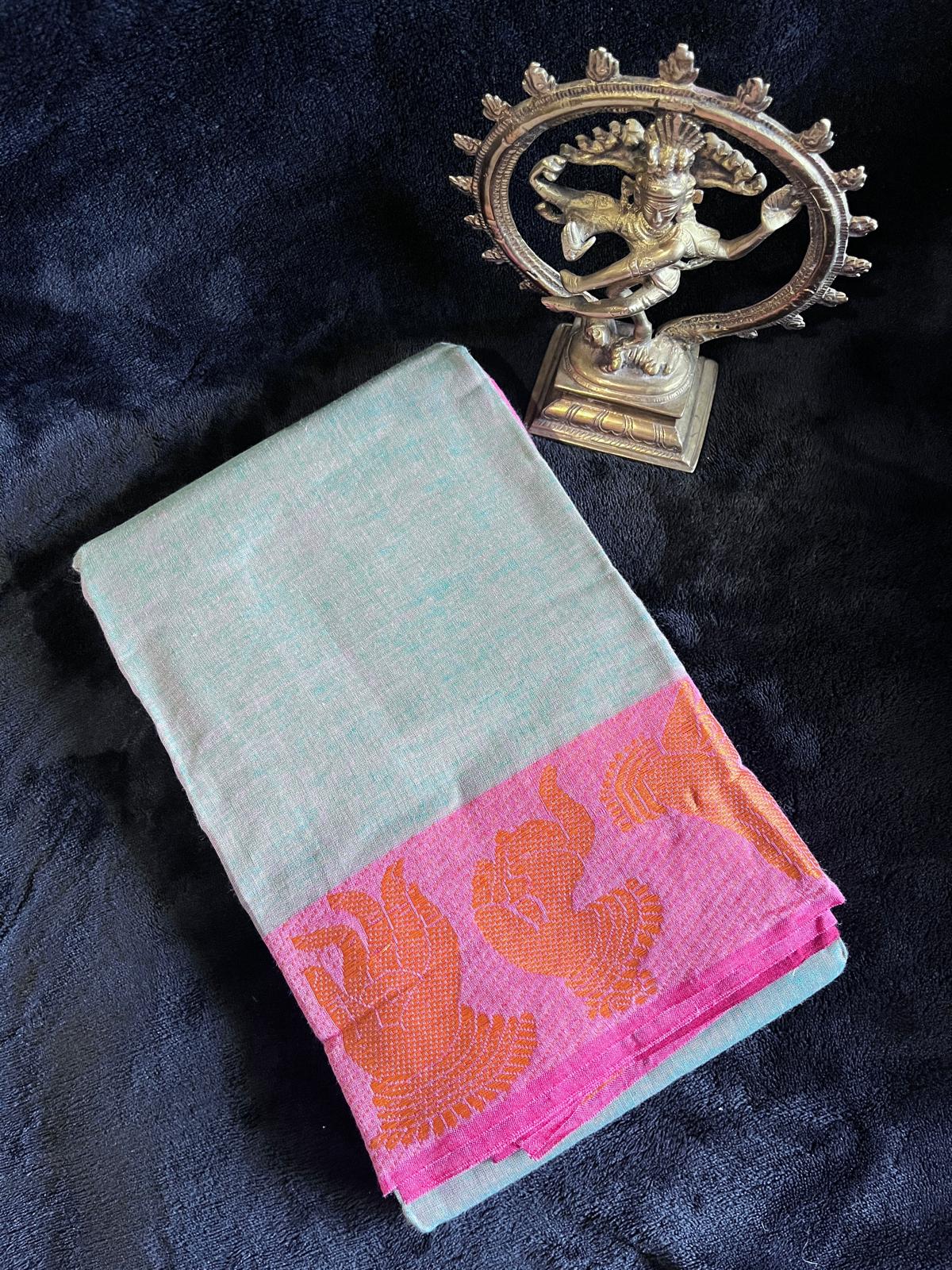 Dance Practice Saree - Light Green
