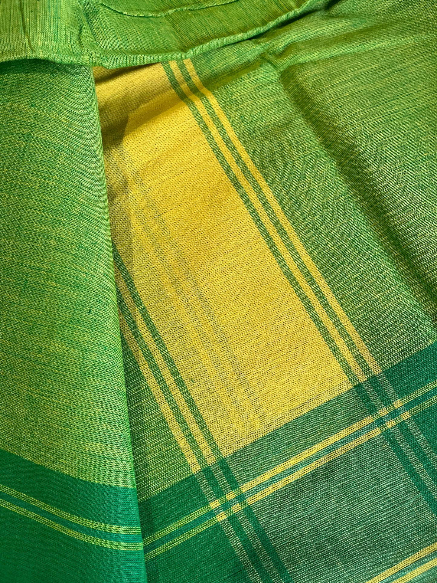 Dance Practice Saree - Green