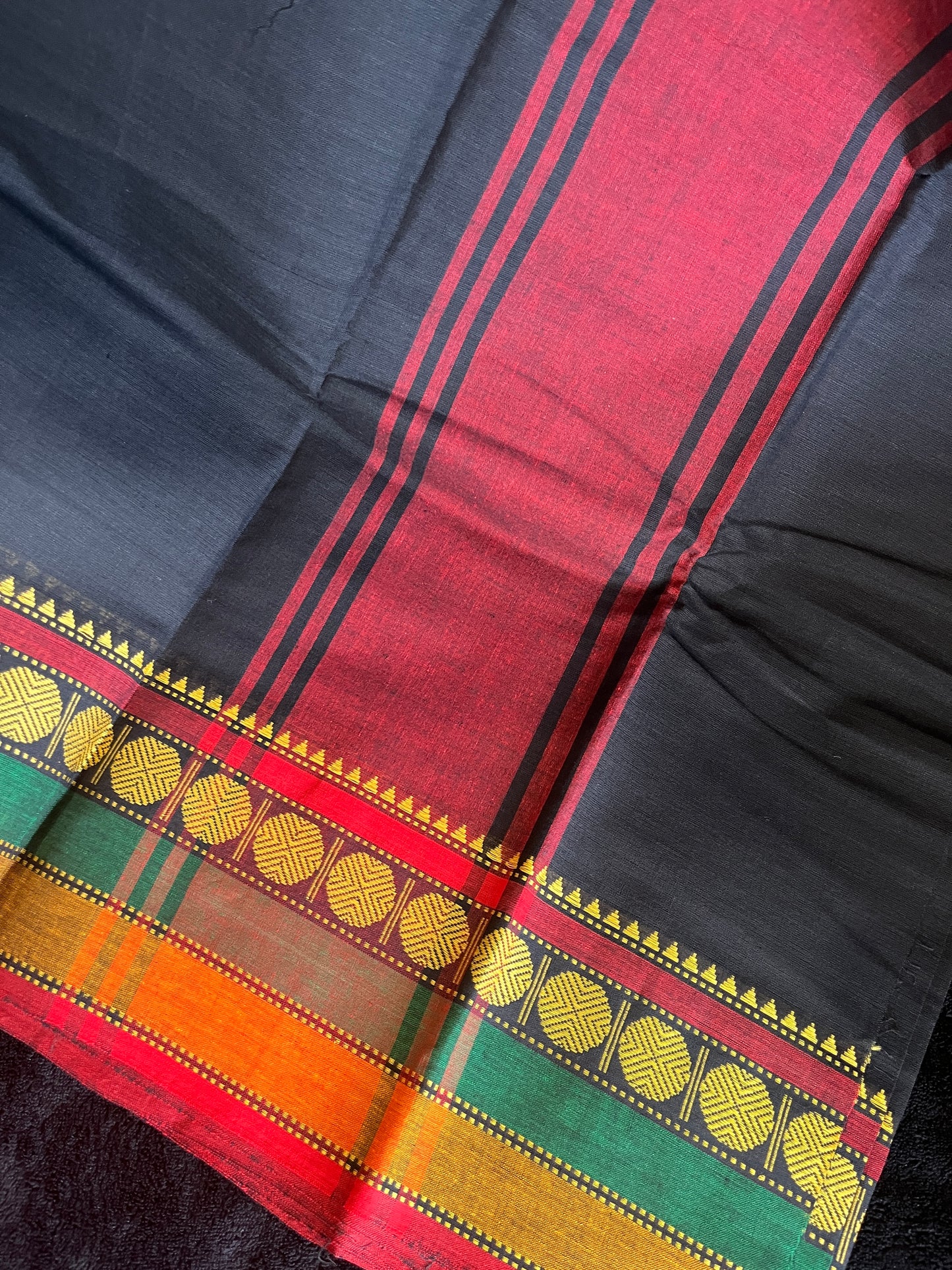 Dance Practice Saree - Black