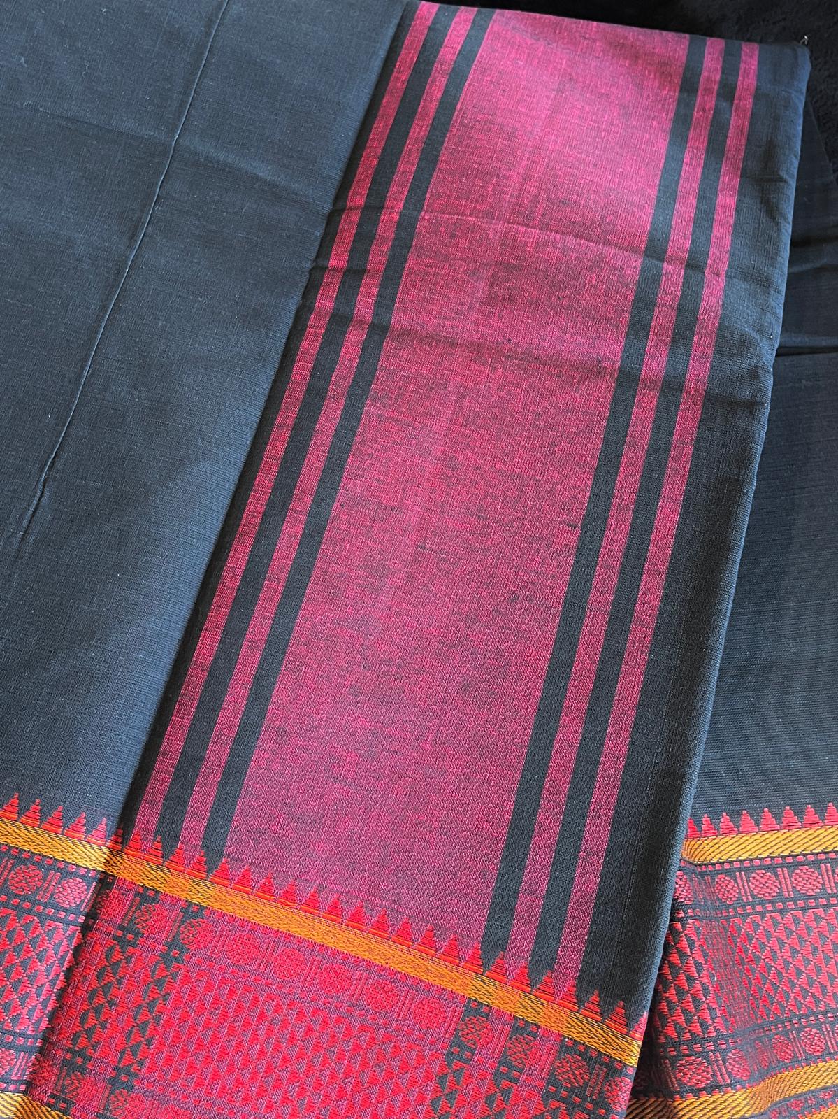 Dance Practice Saree - Black