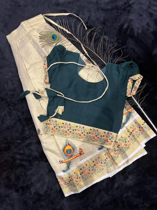 Skirt & Blouse for 8 Year Old - Green