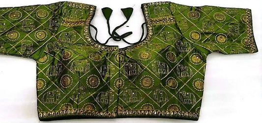 Embroidered Silk Blouse