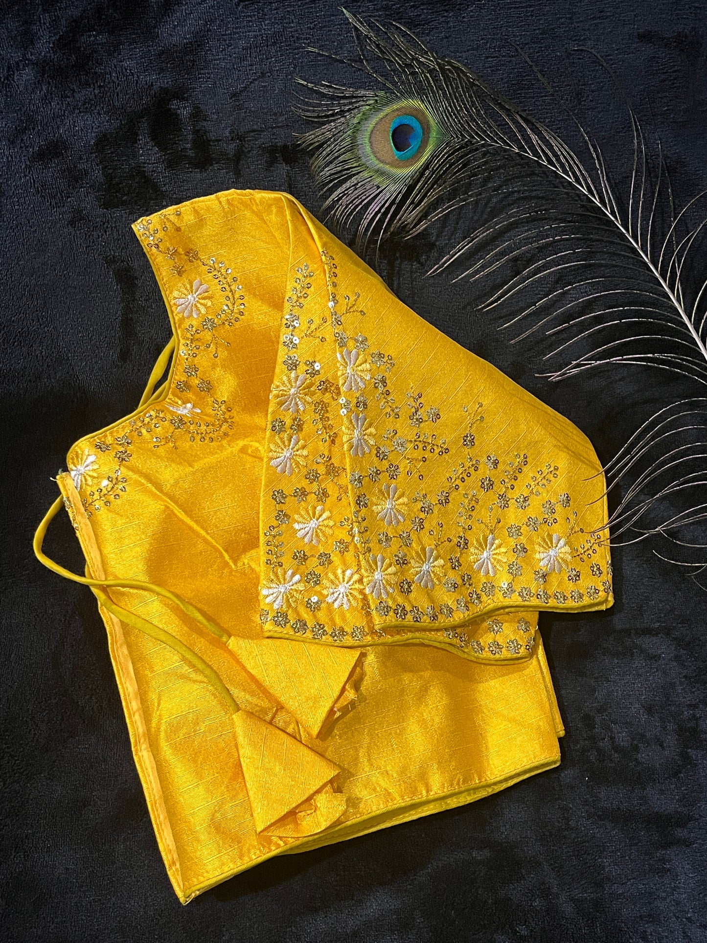 Silk Blouse with Embroidery