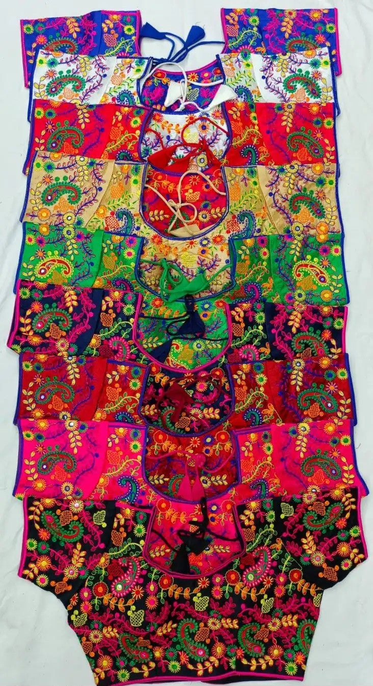Keri (Paisley) Threadwork Silk Blouse