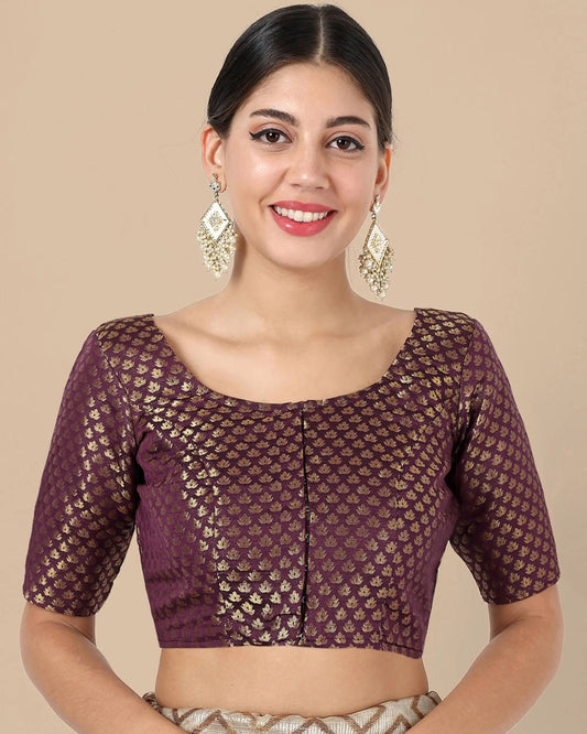 Silk Brocade Blouse
