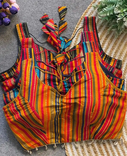 Rayon Cotton Blouse (11 inch sleeves attached inside)