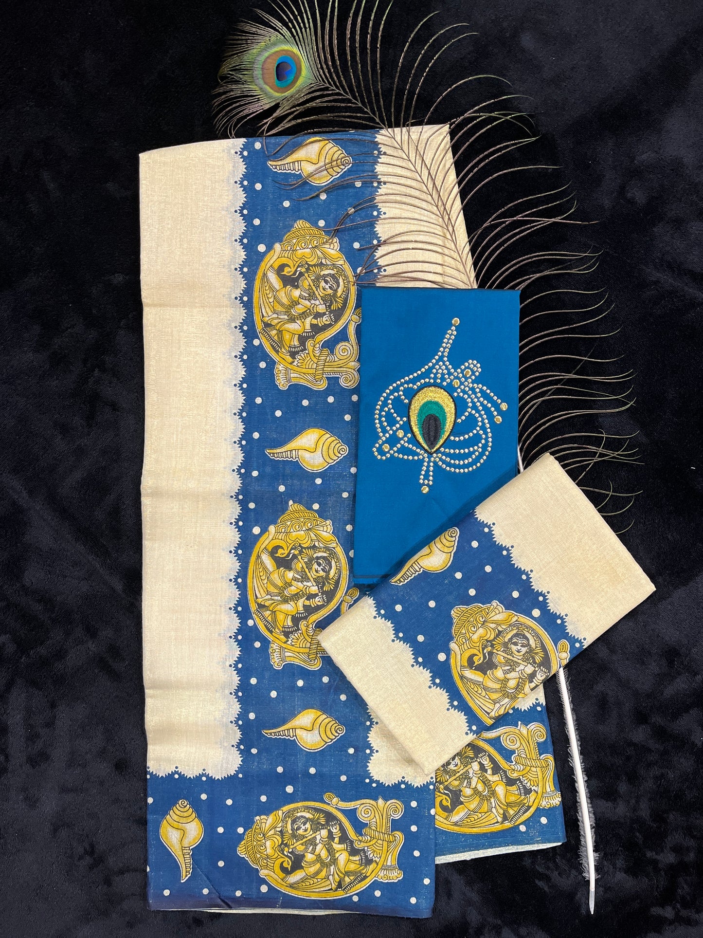 Set Mundu - Colour Border