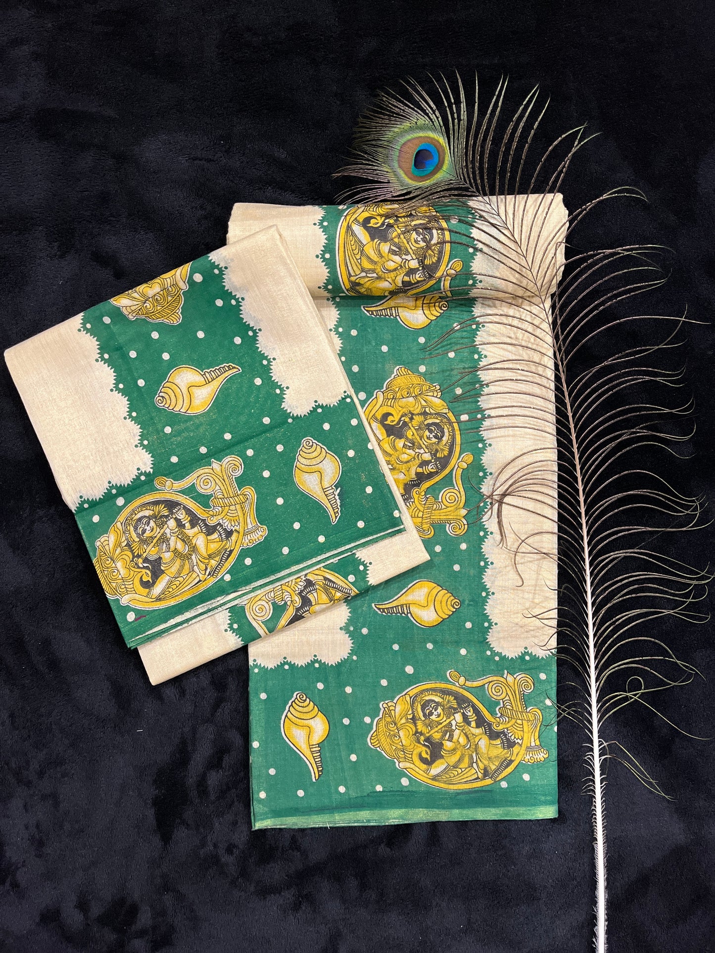 Set Mundu - Colour Border