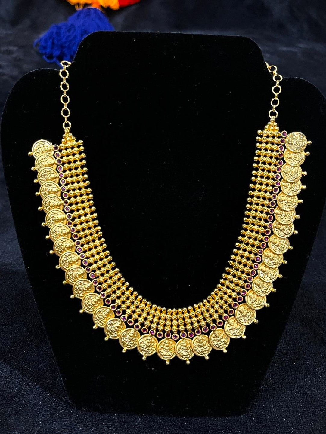 Broad Kaashu Necklace (Matt Gold)