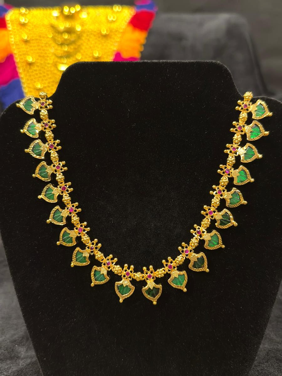 Palakka Necklace - Green