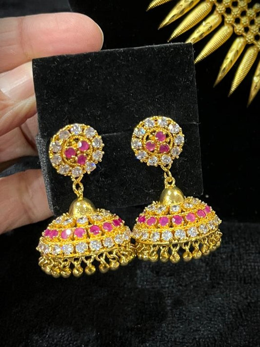 Ruby & White Stone Jimikki