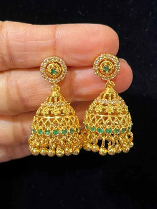 Emerald & White Stone Jimikki