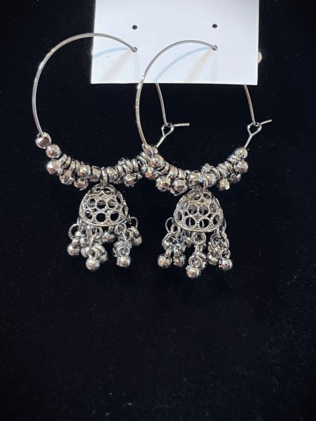 Earrings - Black Metal