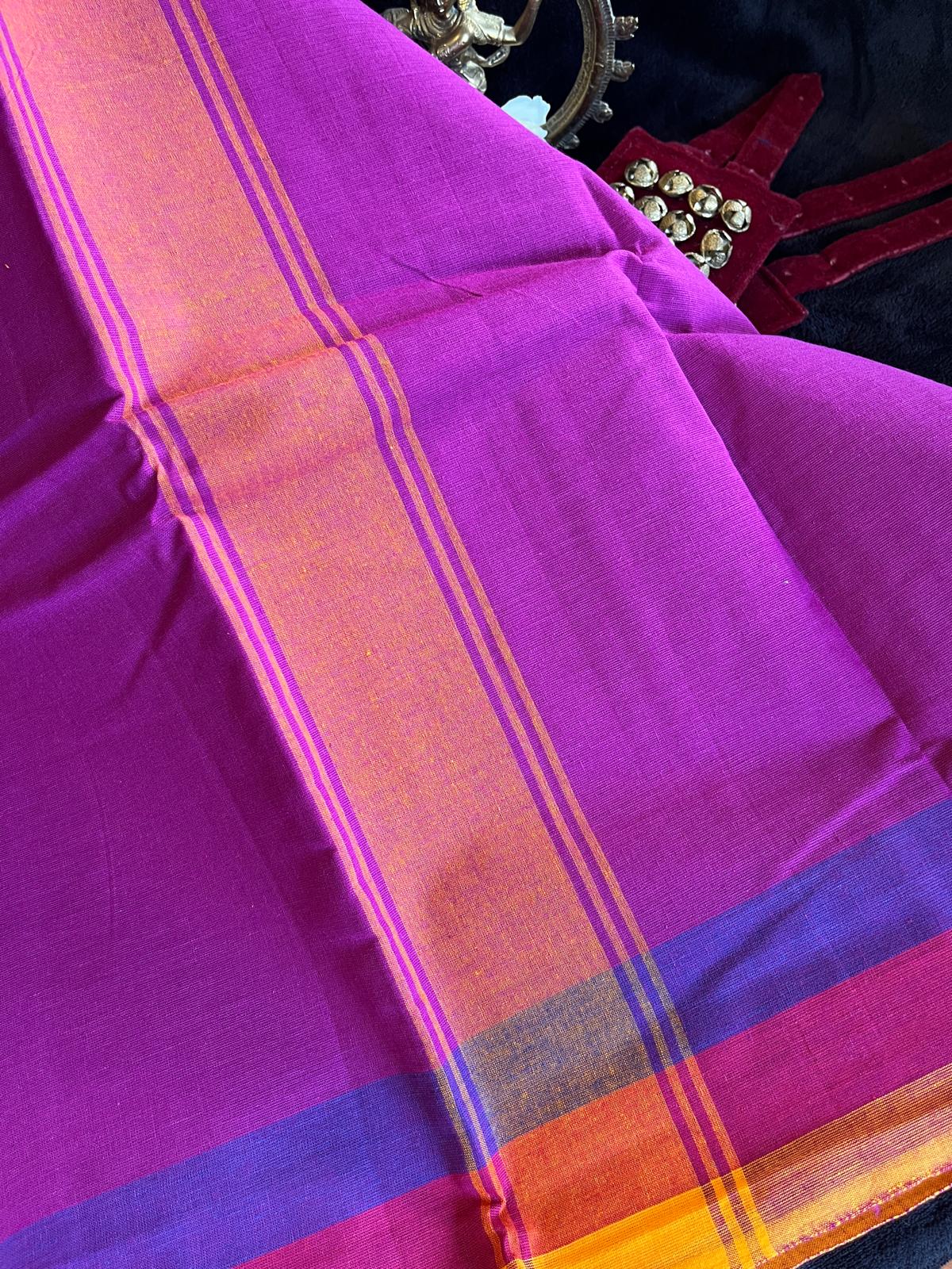 Dance Practice Saree - Magenta (Vadamalli)