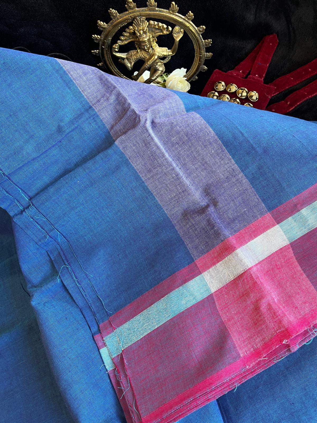 Dance Practice Saree - Blue
