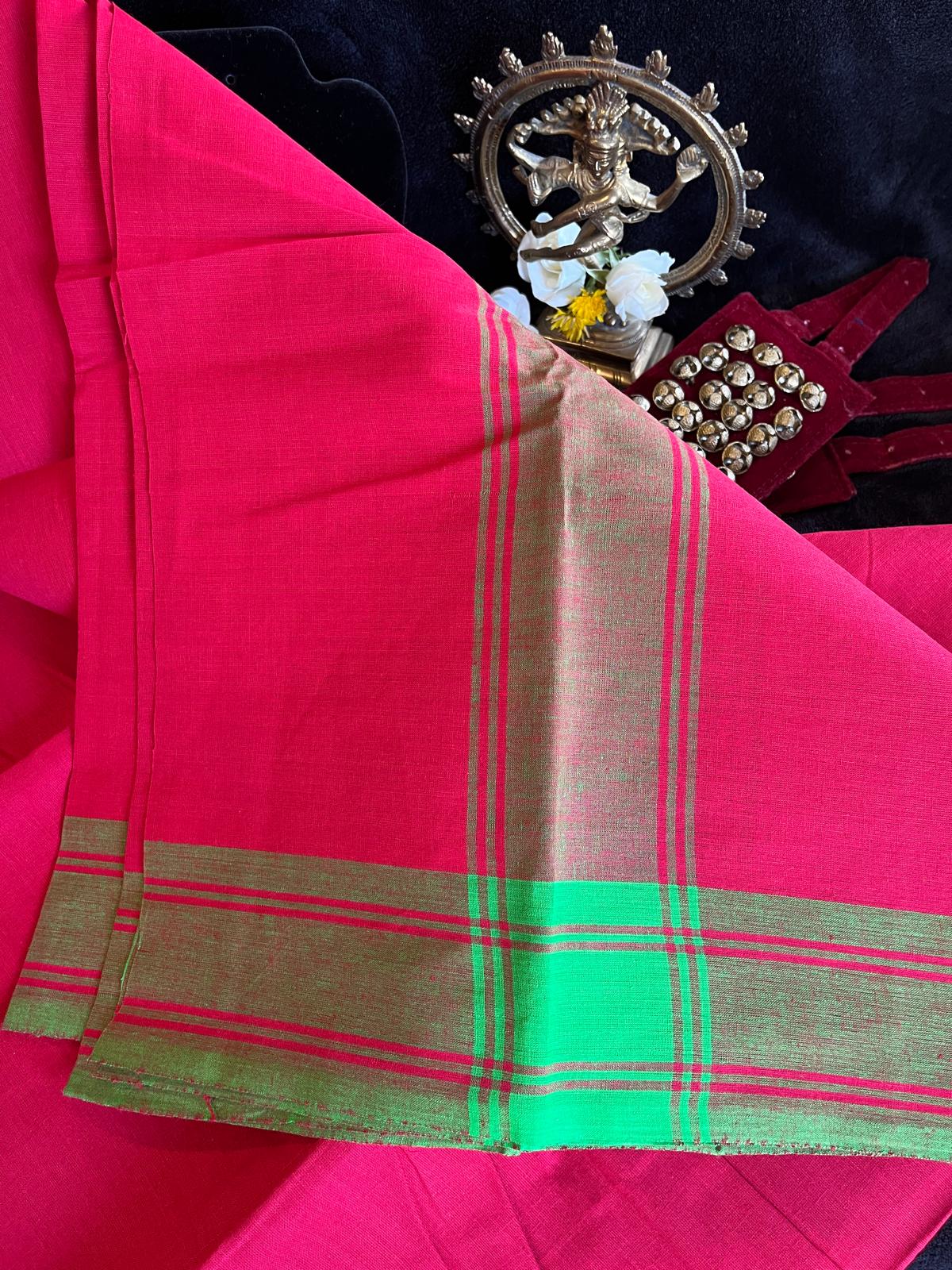 Dance Practice Saree - Red