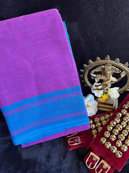Dance Practice Saree - Purple