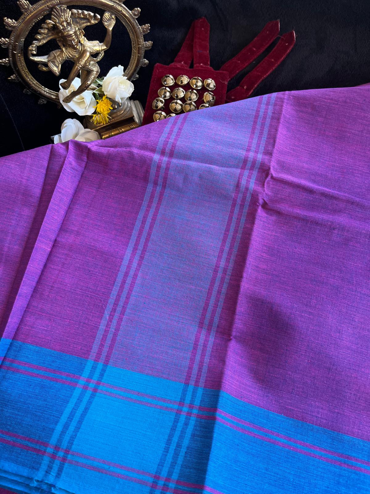 Dance Practice Saree - Purple