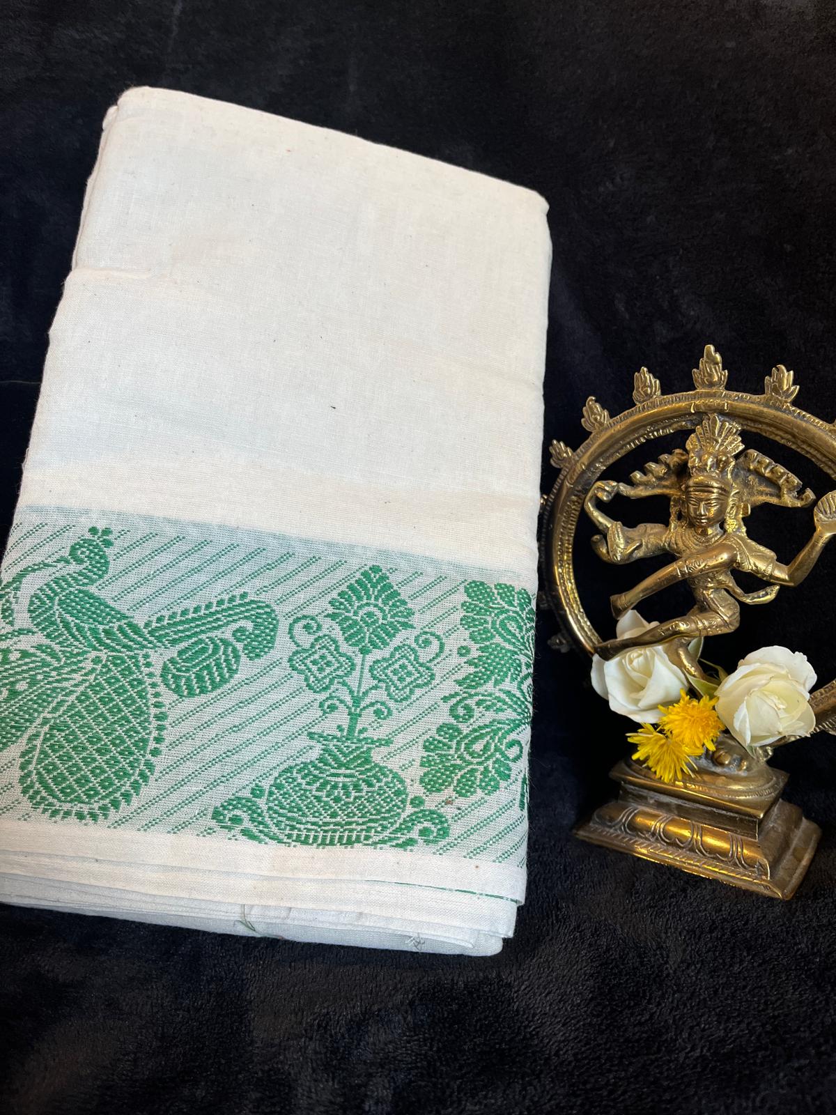 Dance Practice Saree - White