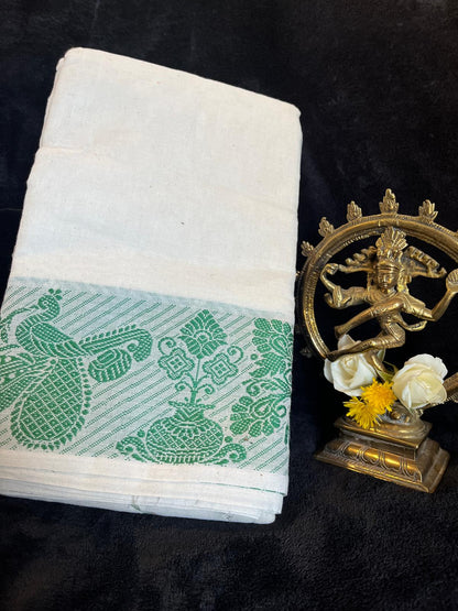 Dance Practice Saree - White