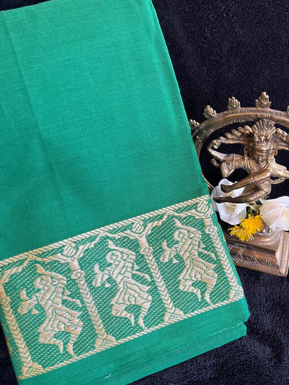 Dance Practice Saree - Green