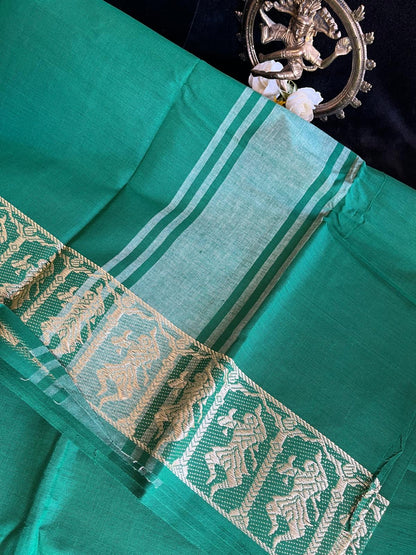 Dance Practice Saree - Green