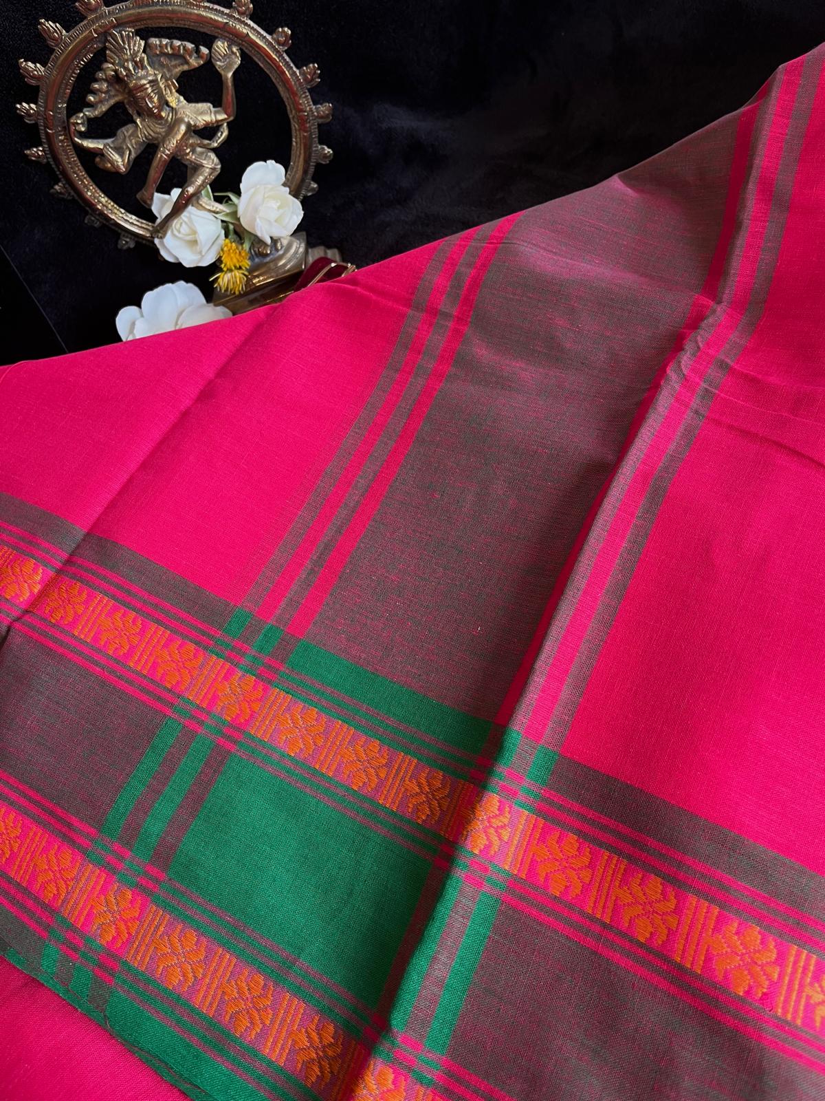 Dance Practice Saree - Pink (Xtra long)