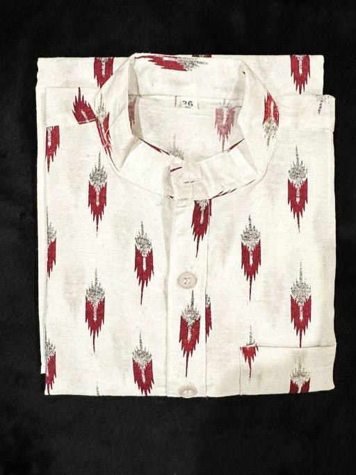 Ikkat Kurta for 6 Year Old