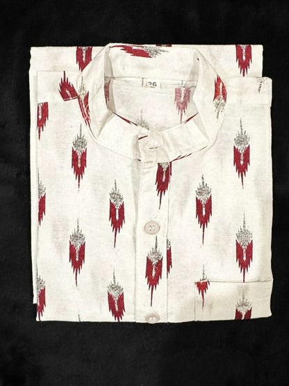 Ikkat Kurta for 6 Year Old