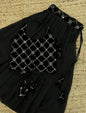 Skirt & Top for 4 Year Olds - Fancy Velvet & Georgette Set