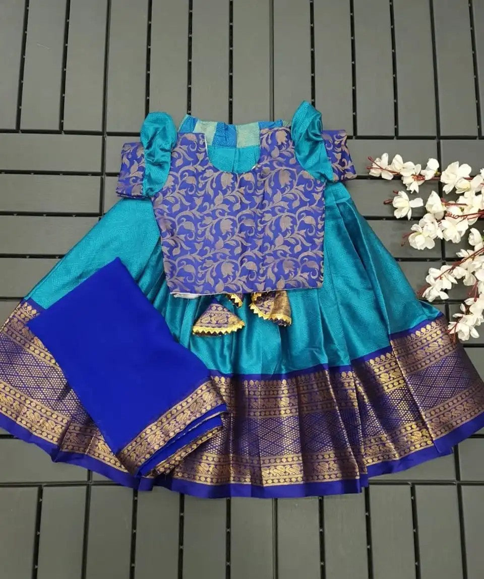 Skirt & Blouse With Shawl for 10-11 Year Olds