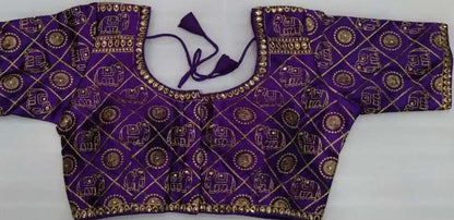 Embroidered Silk Blouse