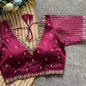 Silk Blouse with Goldthread Embroidery