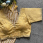 Silk Blouse with Goldthread Embroidery