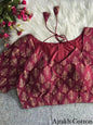 Ajrak Cotton Blouse