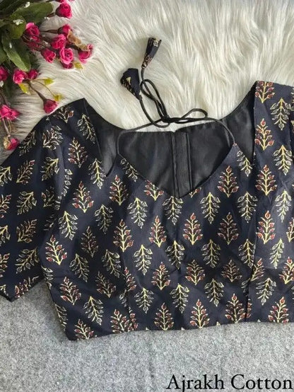 Ajrak Cotton Blouse