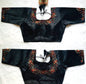 Silk Blouse with Multicolour Thread Embroidery