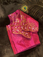 Silk Blouse with Embroidery
