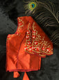 Silk Blouse with Embroidery