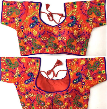 Keri (Paisley) Threadwork Silk Blouse