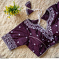 Heavy Threadwork Cottonsilk Blouse
