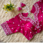 Heavy Threadwork Cottonsilk Blouse