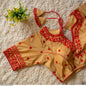 Heavy Threadwork Cottonsilk Blouse