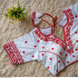 Heavy Threadwork Cottonsilk Blouse