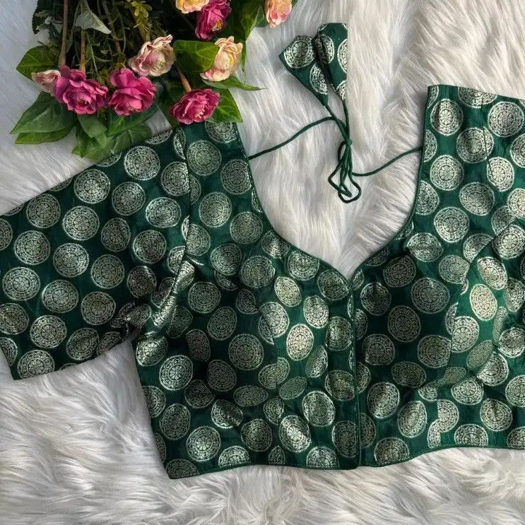 Brocade Dola Silk Blouse