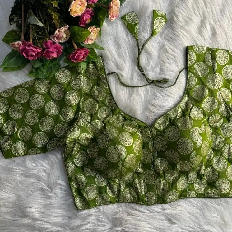 Brocade Dola Silk Blouse
