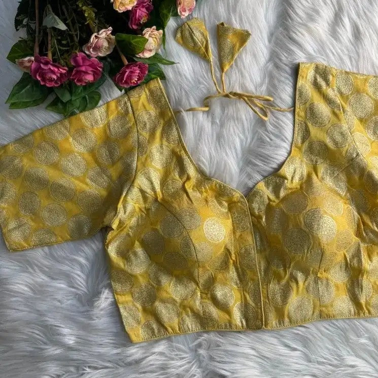 Brocade Dola Silk Blouse