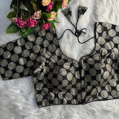 Brocade Dola Silk Blouse