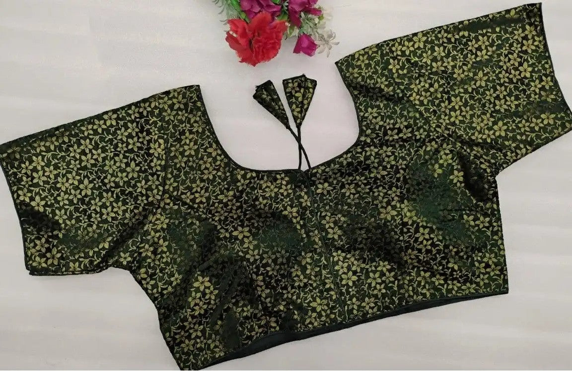 Brocade Silk Blouse (XXL)